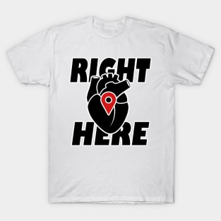 Heart location T-Shirt